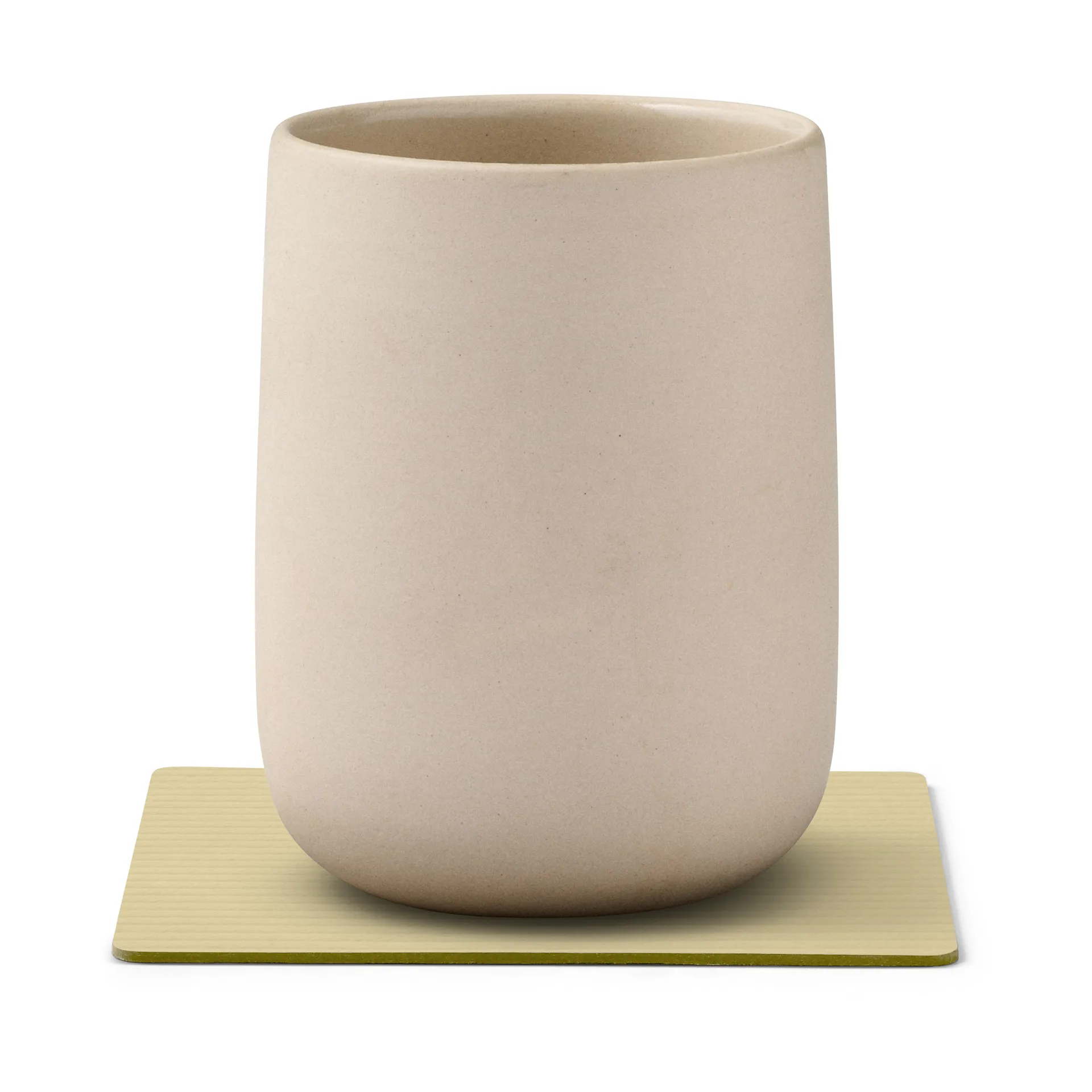 Corduroy σουβέρ square, Lemon Sorbet LIND DNA