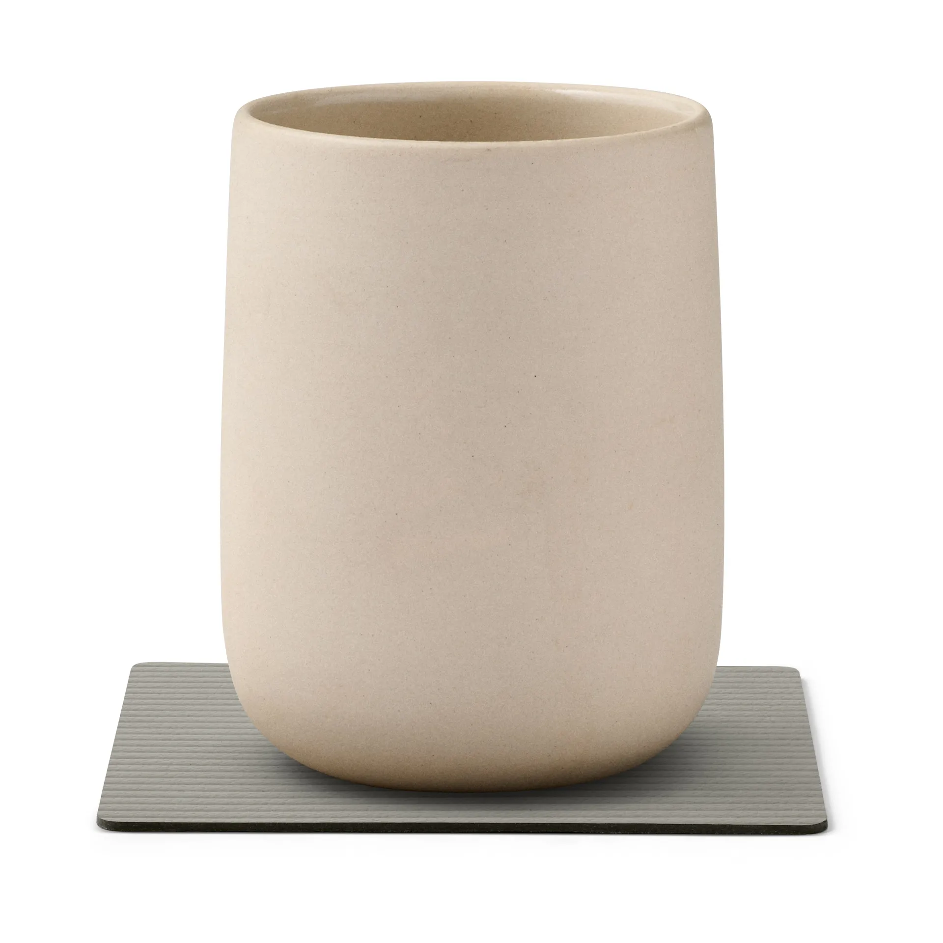 Corduroy σουβέρ square, Light Grey LIND DNA