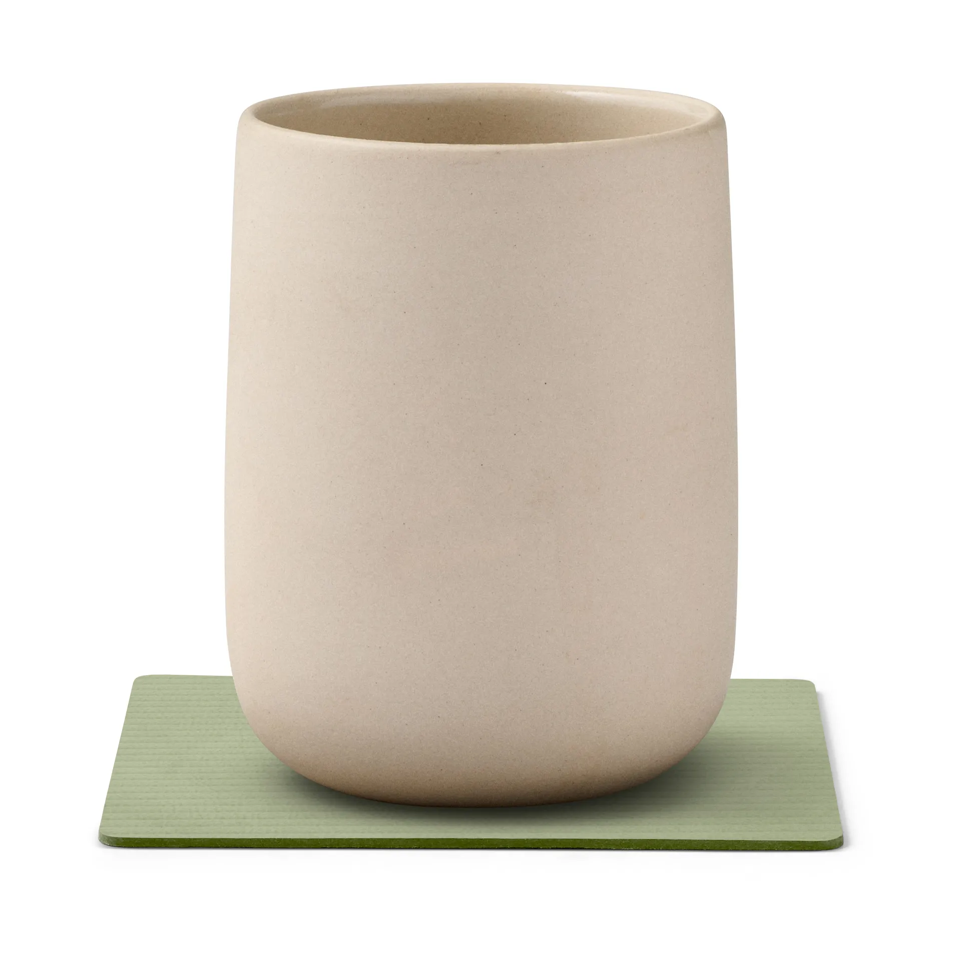 Corduroy σουβέρ square, Olive Green LIND DNA