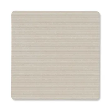Corduroy σουβέρ square - Oyster White - LIND DNA
