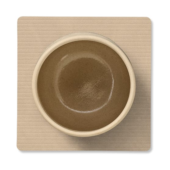 Corduroy σουβέρ square, Sand LIND DNA