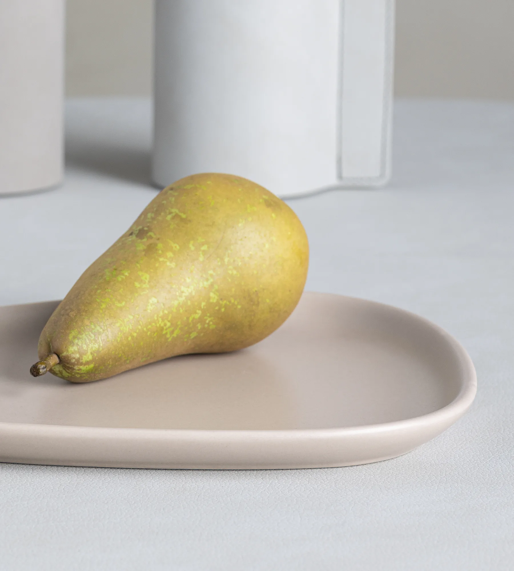 Curve μικρό πιάτο ψευδοπορσελάνης 19x22 cm, Άμμος LIND DNA