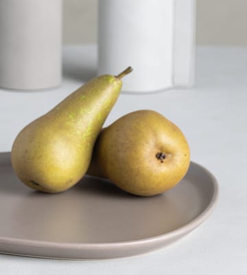 Curve πιάτο ψευδοπορσελάνης 26x30 cm - Θερμό Γκρι - LIND DNA