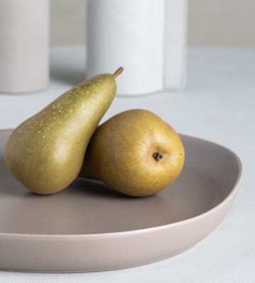 Curve μεγάλος δίσκος ψευδοπορσελάνης 30x35 cm - Θερμό Γκρι - LIND DNA
