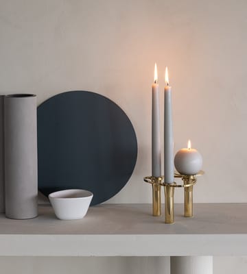 Curve κηροπήγιο - Gold, tray - LIND DNA