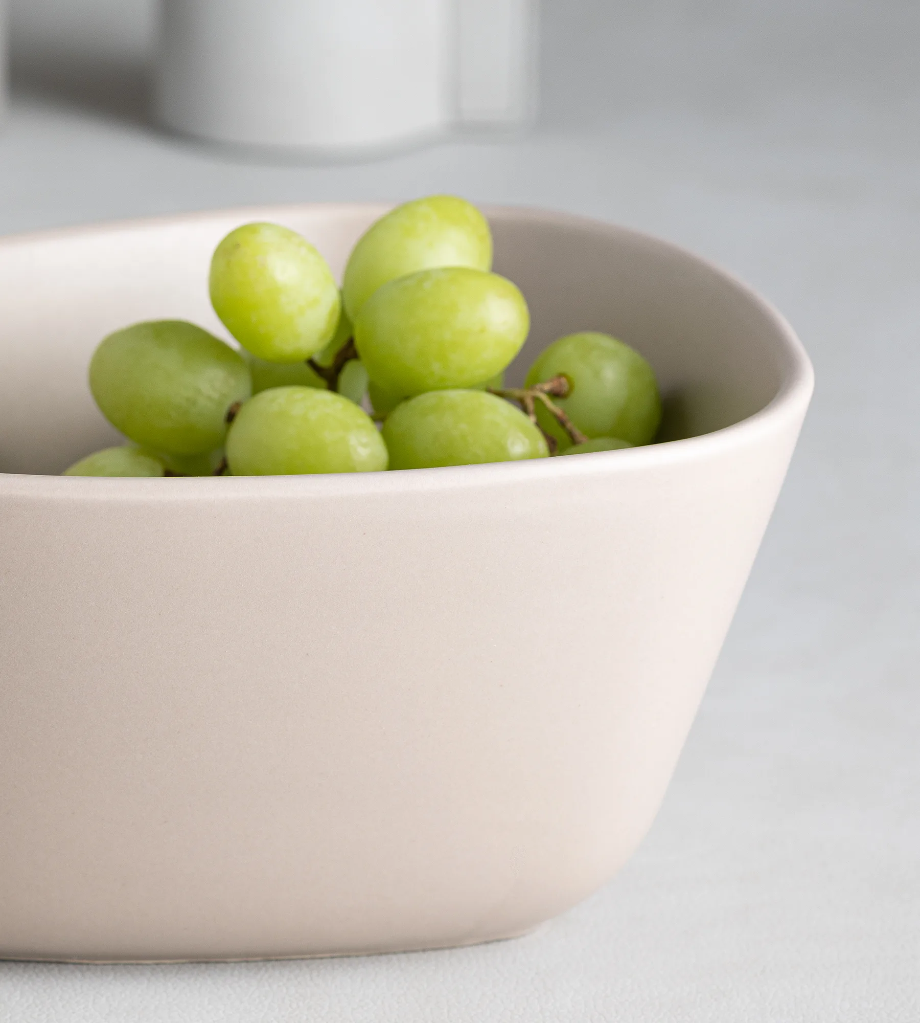 Curve μπολ ψευδοπορσελάνης M 20x22 cm, Άμμος LIND DNA