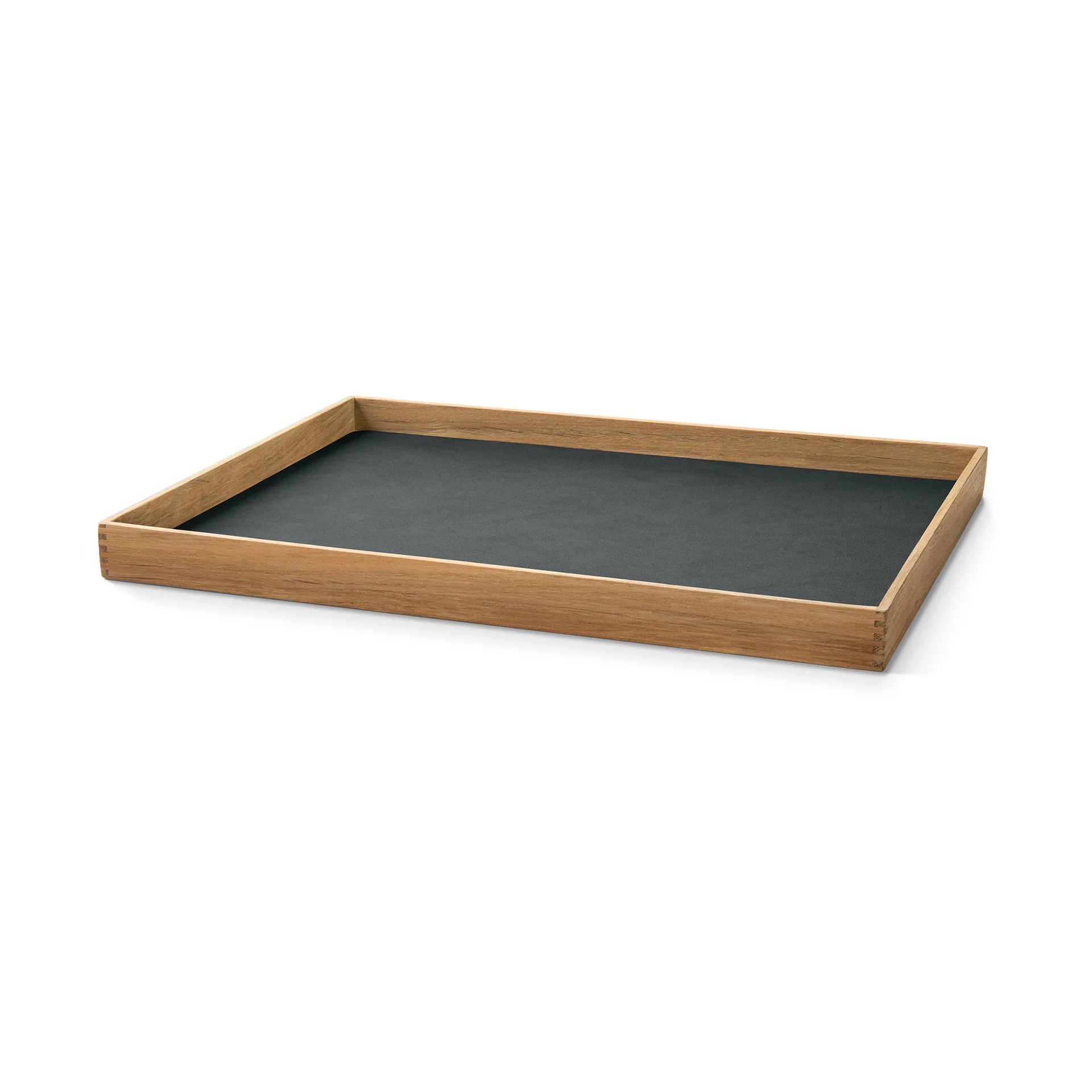 Δίσκος Even teak square L, Nupo anthracite LIND DNA