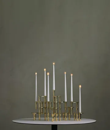 Lind Curve combinable κηροπήγια 24K επίχρυσα - Διπλό - LIND DNA