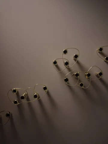 Lind Curve combinable κηροπήγια 24K επίχρυσα - Διπλό - LIND DNA