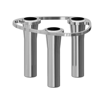 Lind Curve combinable κηροπήγια χρώμιο - Τριπλό - LIND DNA