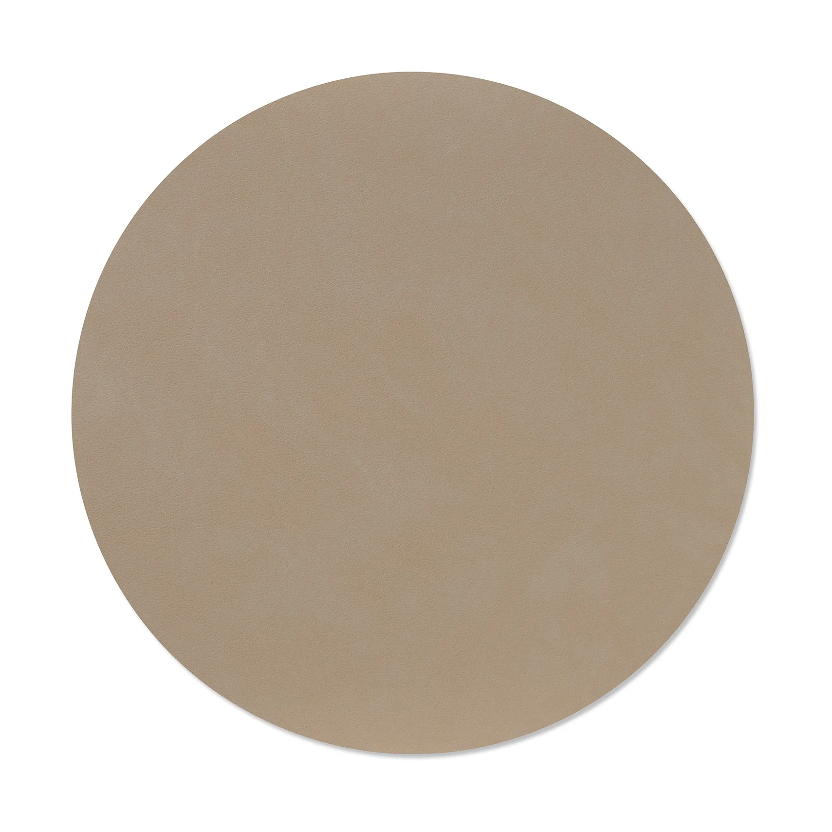 Nupo σουπλά τραπεζιού, Clay brown, circle, L LIND DNA