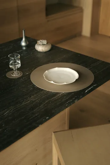 Nupo σουπλά τραπεζιού - Clay brown, circle, L - LIND DNA