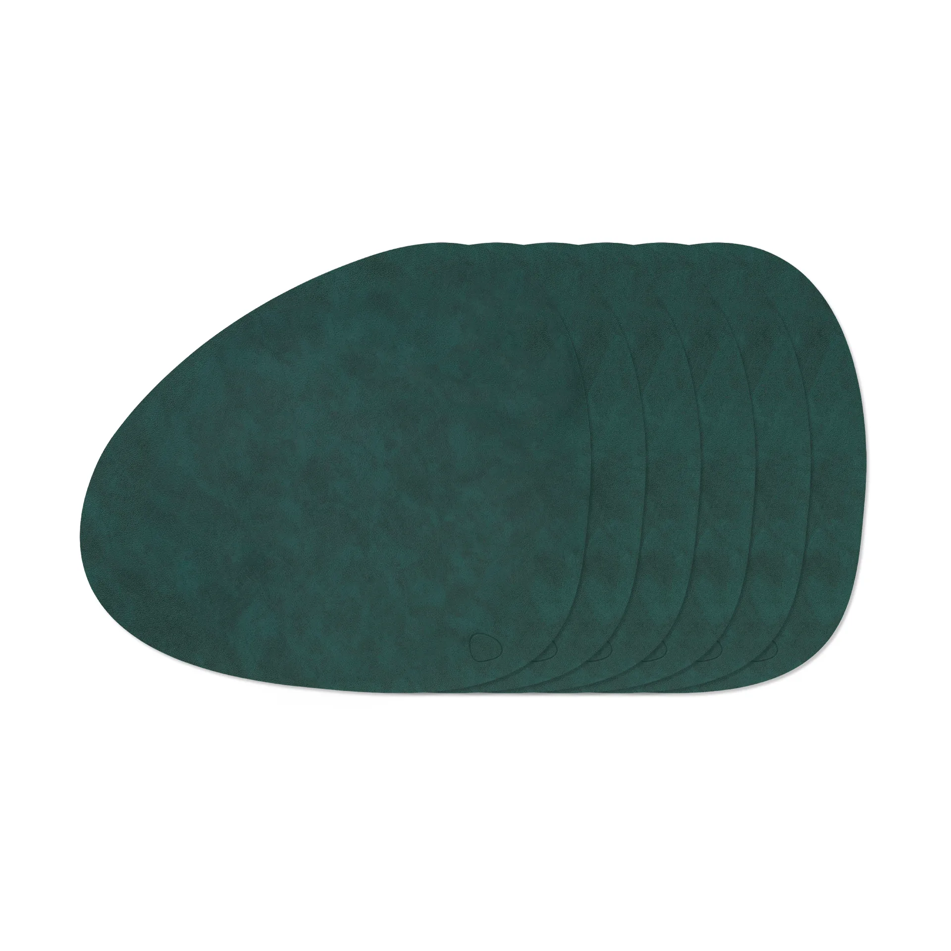 Nupo Curve σετ σουπλά τραπεζιού, Dark Green, συσκευασία 6 τεμαχίων LIND DNA