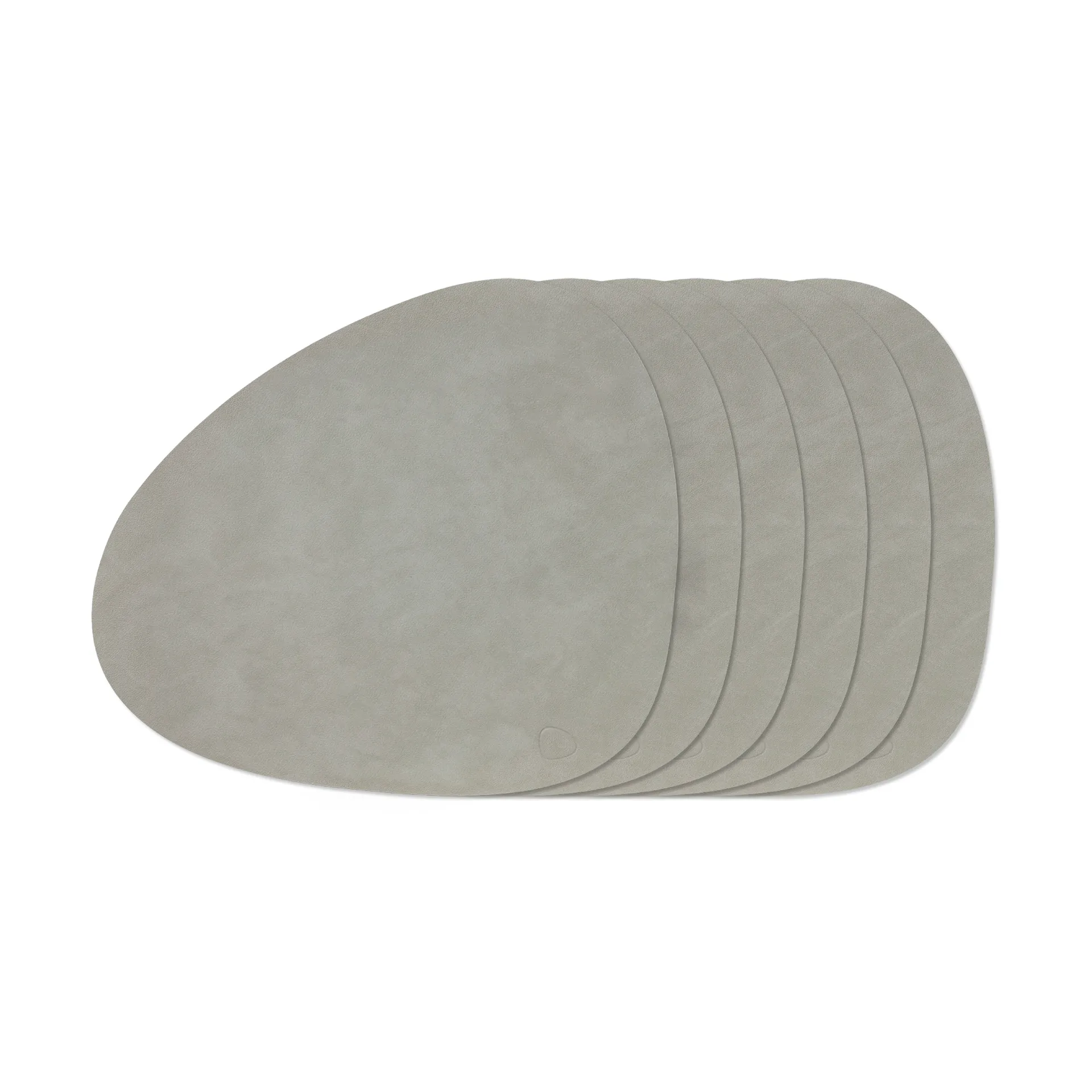 Nupo Curve σετ σουπλά τραπεζιού, Light Grey, σετ 6 τεμαχίων LIND DNA