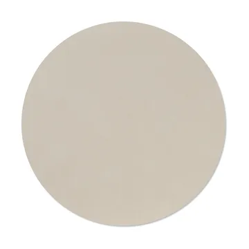 Nupo σουπλά τραπεζιού - Oyster white, circle, L - LIND DNA