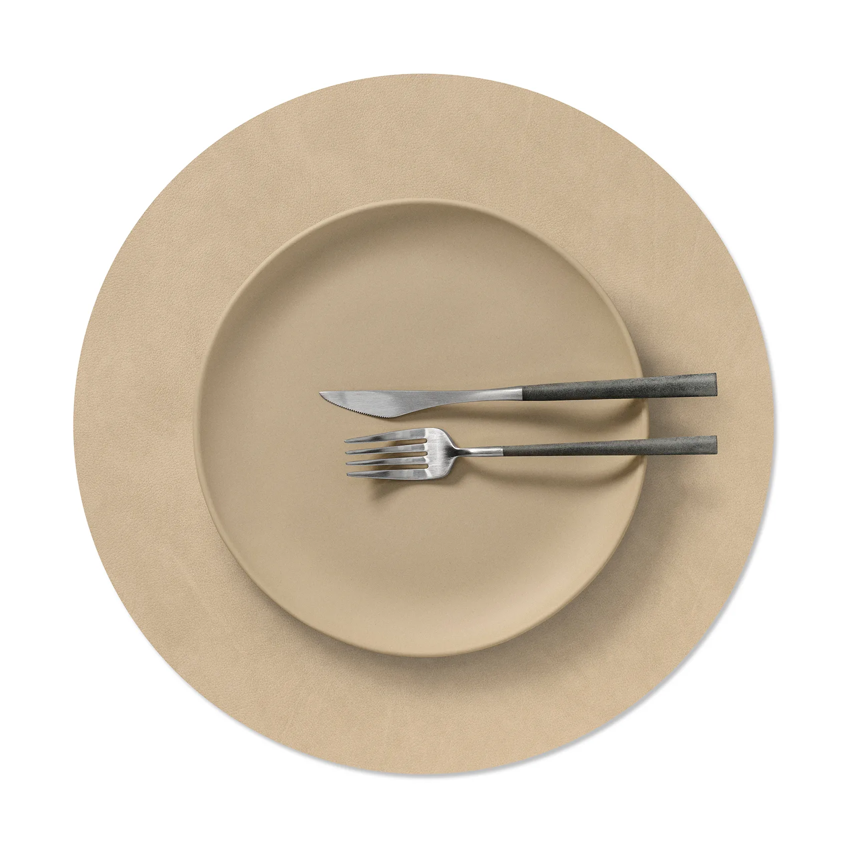 Nupo σουπλά τραπεζιού, Sand, circle, L LIND DNA