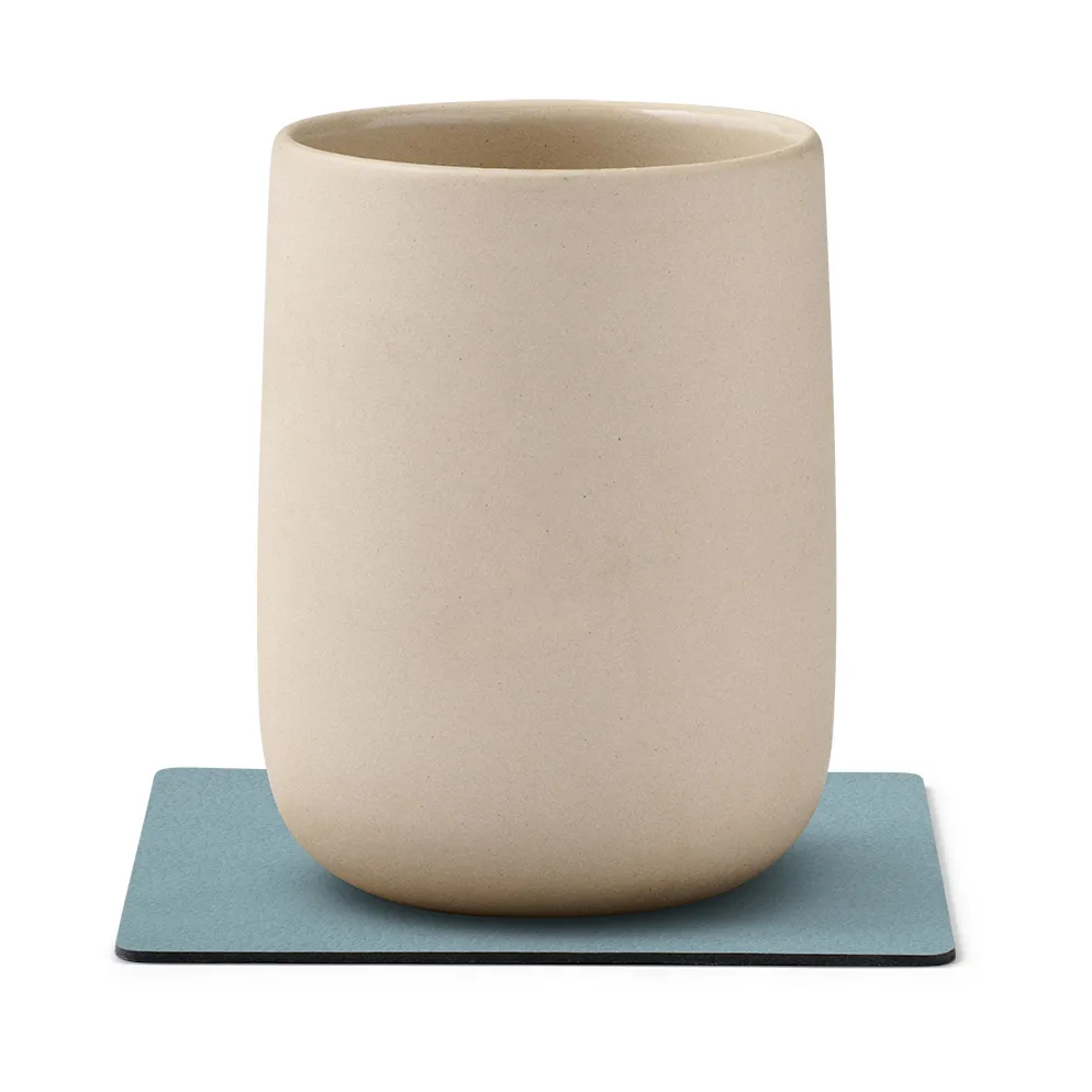 Nupo σουβέρ διπλής όψης square 1 τεμάχιο, γαλάζιο-ανοιχτό γκρι LIND DNA