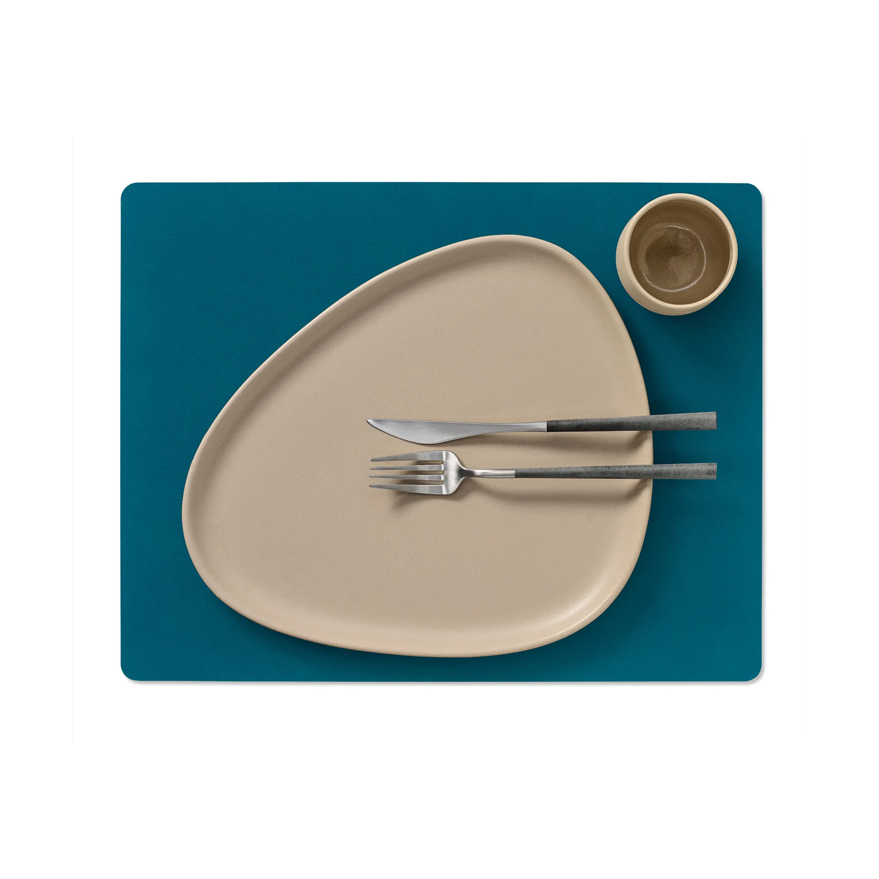 Nupo σουπλά διπλής όψης square 1 τεμάχιο, Μπλε τα μεσάνυχτα-πετρόλ LIND DNA