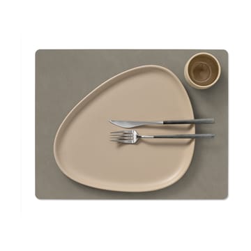 Nupo σουπλά διπλής όψης square 1 τεμάχι�ο - Linen-Flint grey - LIND DNA