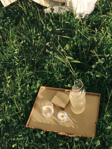 Wood Box αποθήκευση για σουβέρ - Nature-oak, square, S - LIND DNA