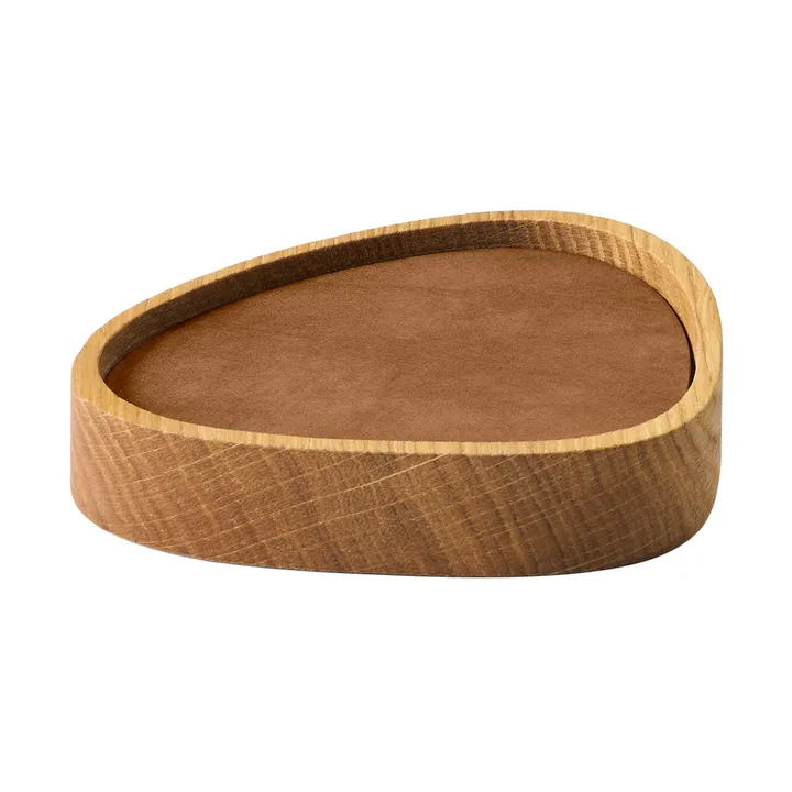 Wood Box σουβέρ set - Nature-oak, curve, S, Nupo nature, 9 delar - LIND DNA