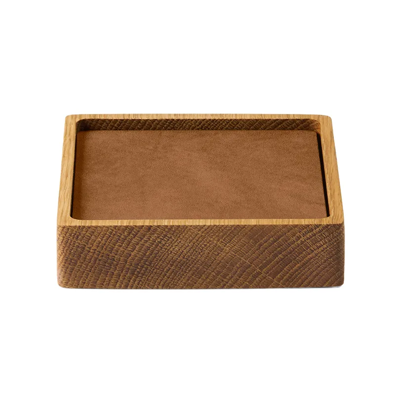 Wood Box σουβέρ set, Nature-oak, square, S, Nupo nature, 9 delar LIND DNA