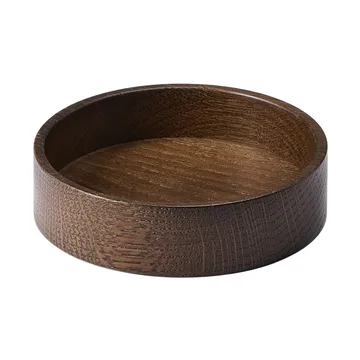 Wood Box αποθήκευση για σουβέρ - Smoked-oak, circle, S - LIND DNA