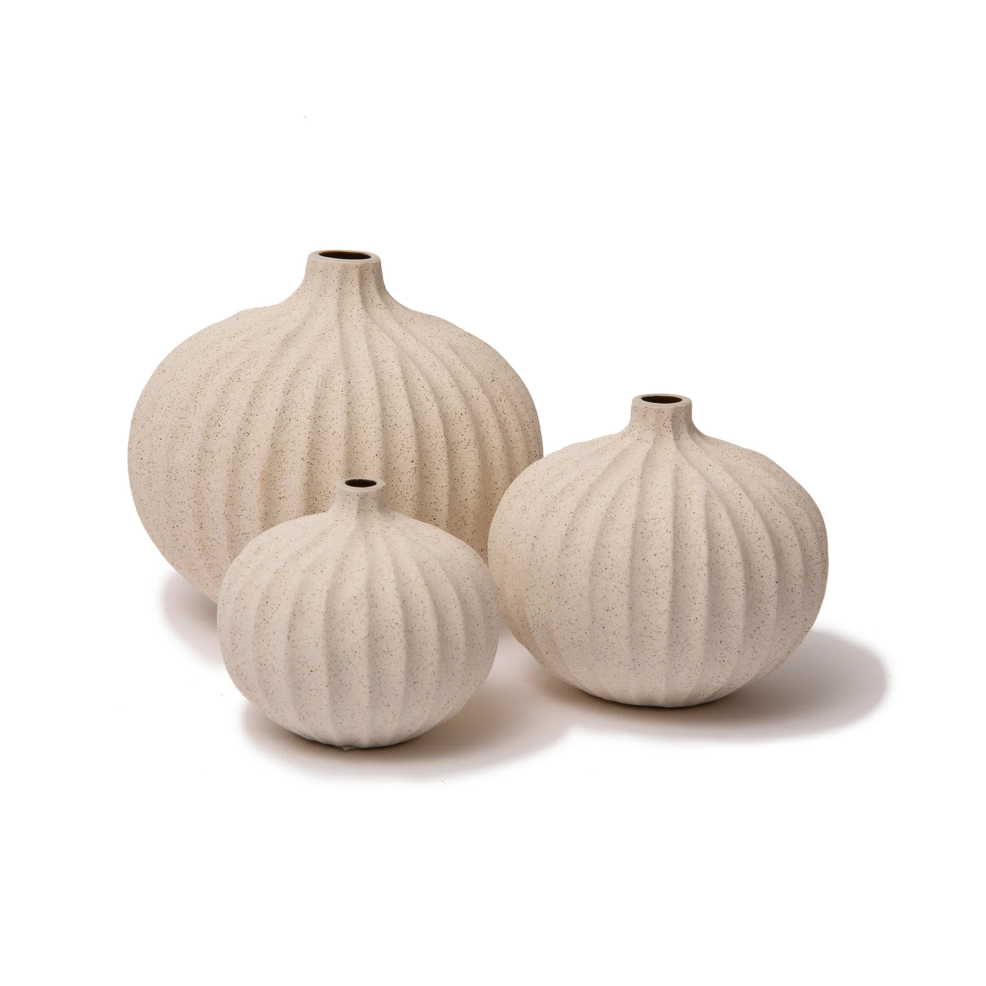 Βάζο Bari, Sand white light deep line, S Lindform