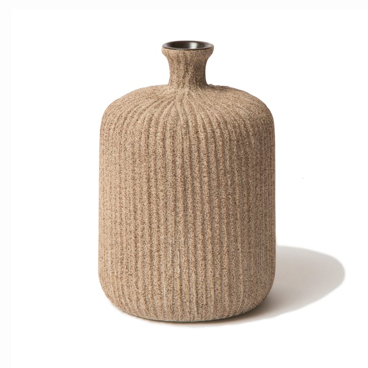 Βάζο Bottle - Sand medium stripe, medium - Lindform