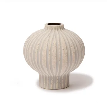 Βάζο Cecilia - Sand white stone stripe - Lindform
