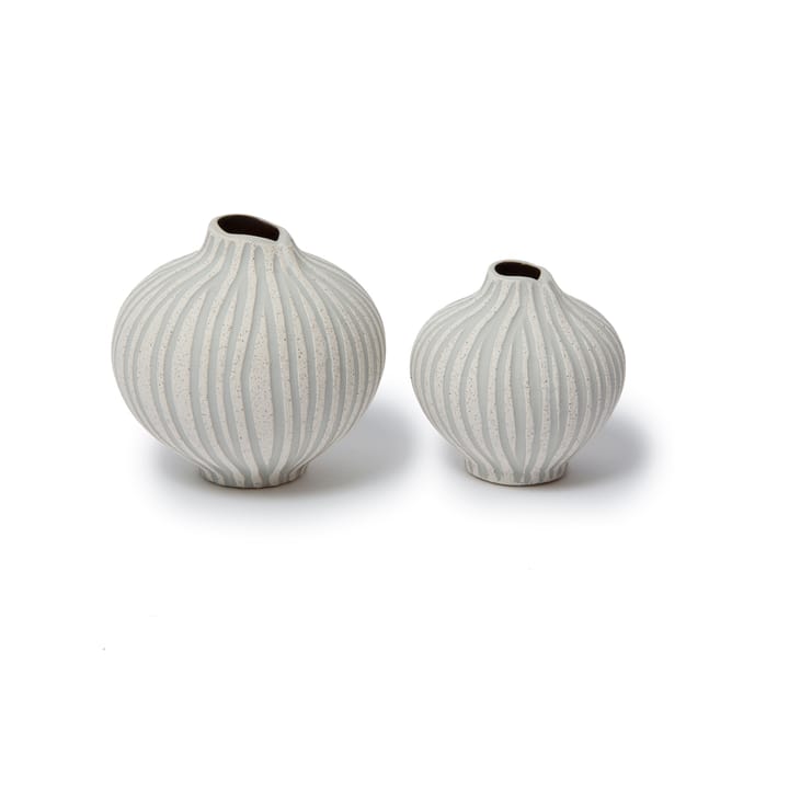 Βάζο Line, Sand white stone stripe, small Lindform