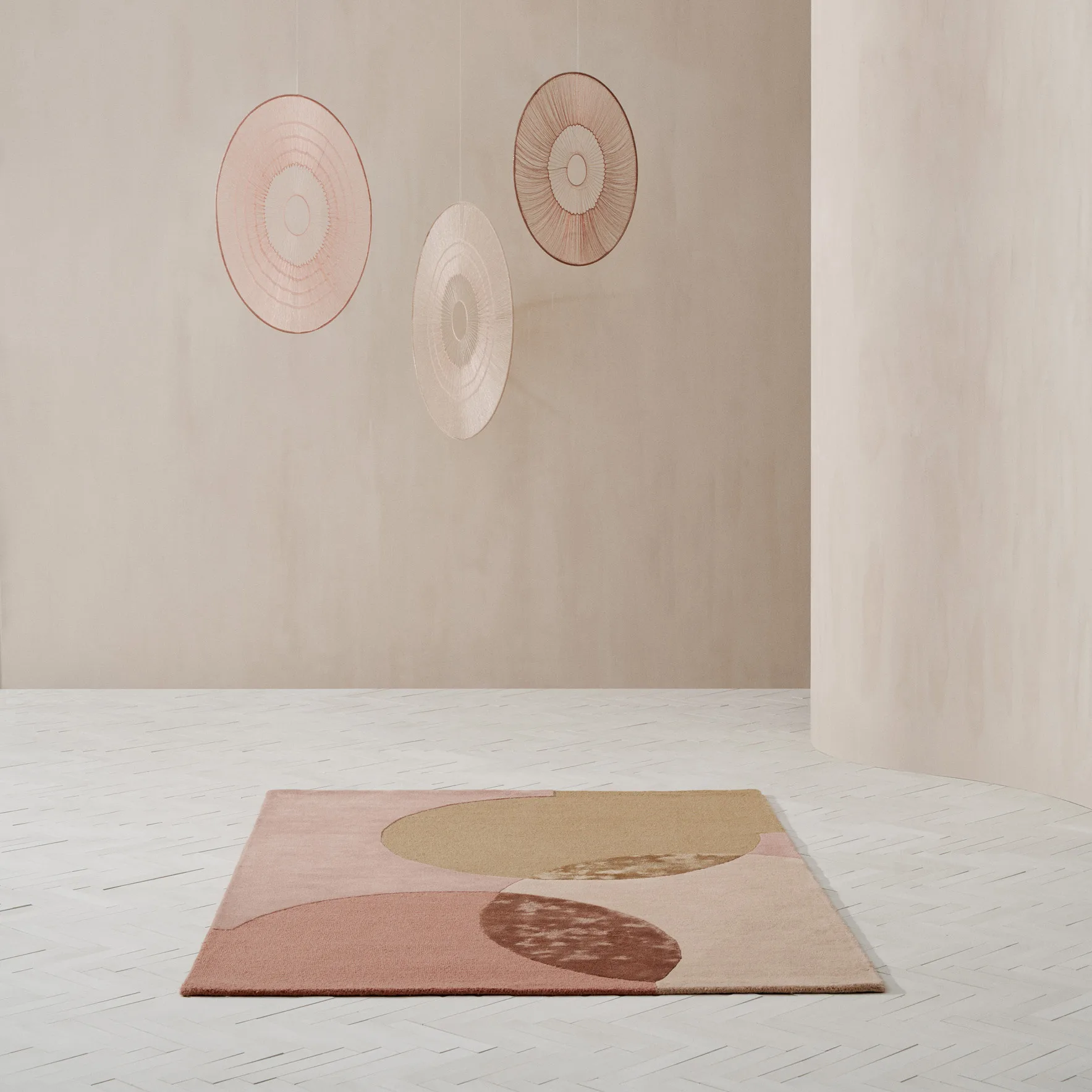 Caldera χαλί 140x200 cm, μουσταρδί Linie Design