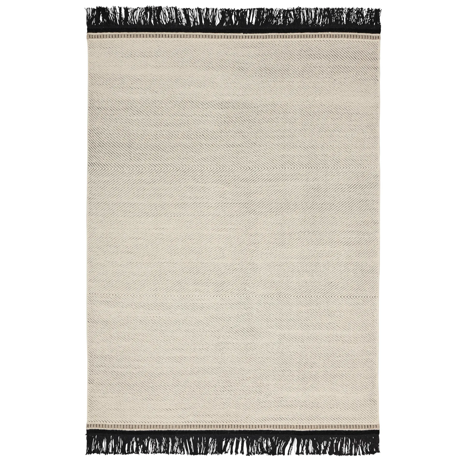 Fenja μάλλινο χαλί 140x200 cm, λευκό Linie Design