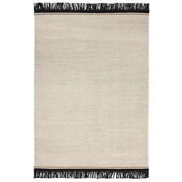 Fenja μάλλινο χαλί 140x200 cm - λευκό - Linie Design