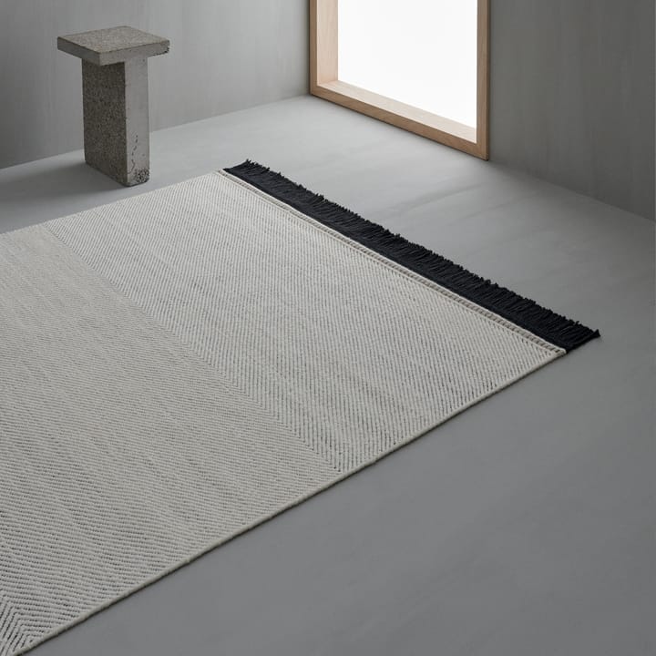 Fenja μάλλινο χαλί 170x240 cm, λευκό Linie Design
