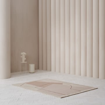 Furbo χαλί 140x200 cm - τριανταφυλλί - Linie Design