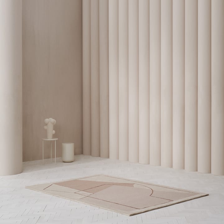 Furbo χαλί 170x240 cm - τριανταφυλλί - Linie Design