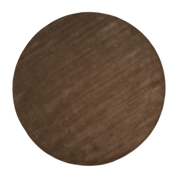 Στρογγυλό μάλλινο χαλί, Halo Cloud, Ø250 εκ - Βρύο - Linie Design