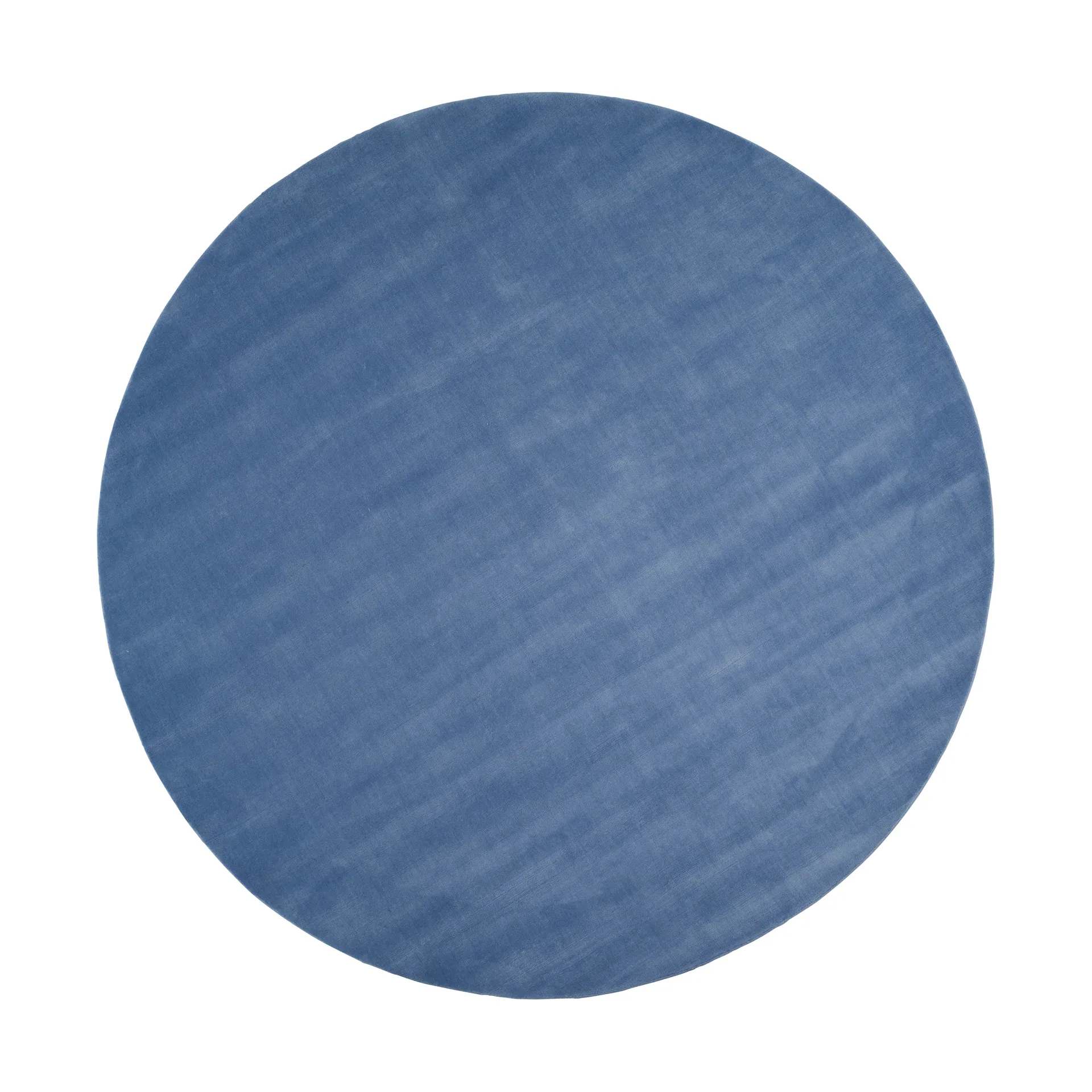 Στρογγυλό μάλλινο χαλί, Halo Cloud, Blue, Ø300 εκ. Linie Design