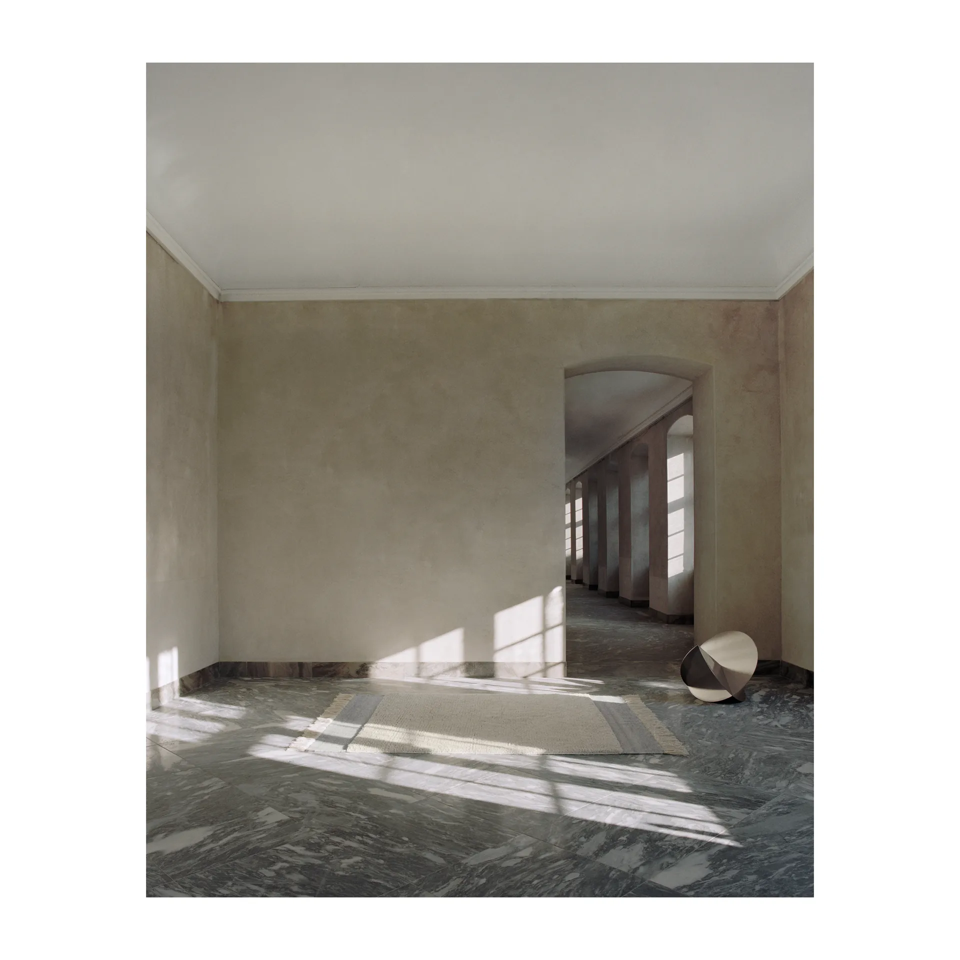 Humble Act μάλλινο χαλί 140x200 cm, Ιβουάρ Linie Design