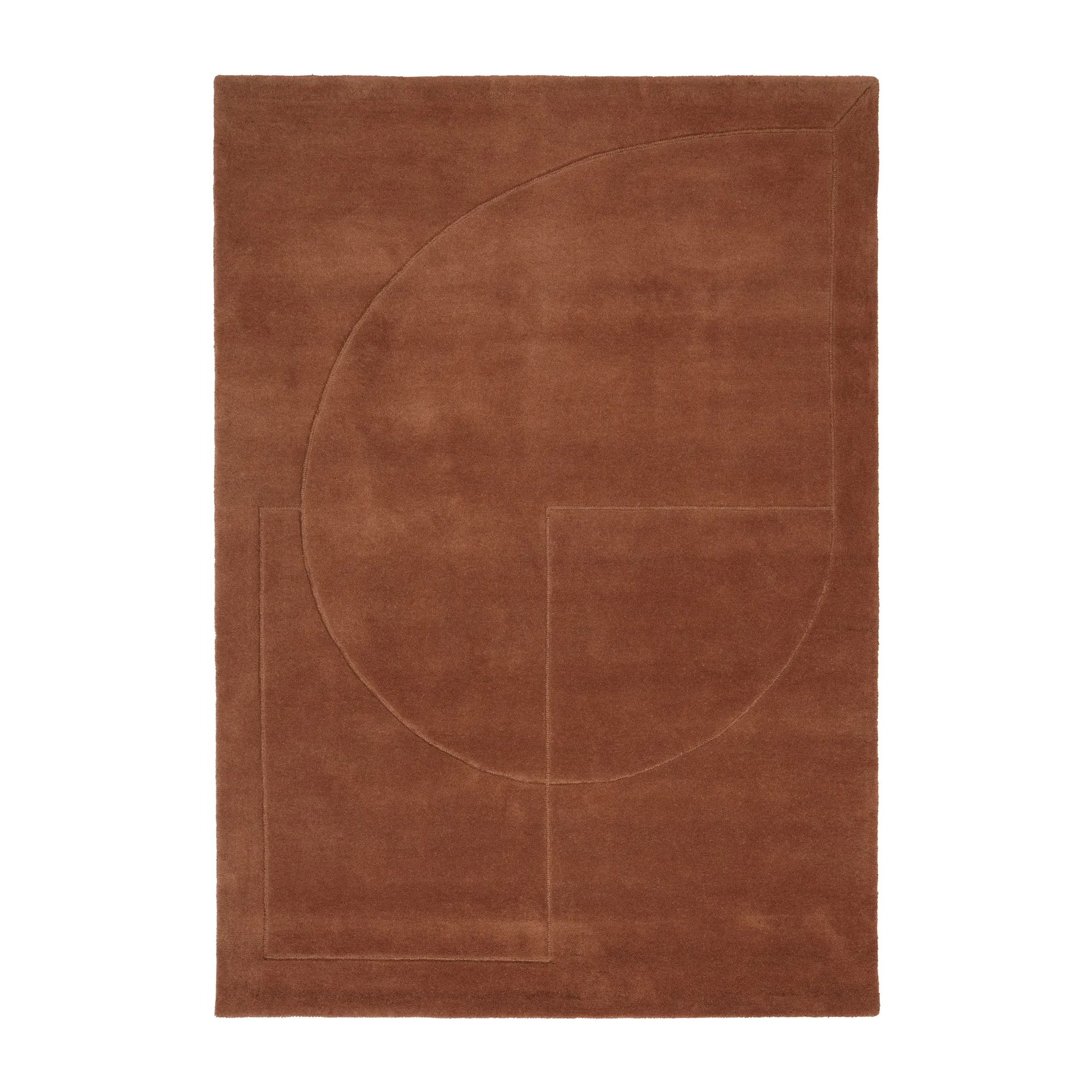 Μάλλινο χαλί, Lineal Poem, Κεχριμπάρι. 140x200 εκ Linie Design