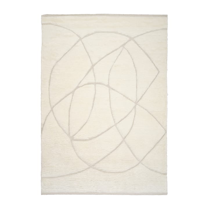 Μάλλινο χαλί, Lineal Sweep - Λευκό. 170x240 εκ - Linie Design