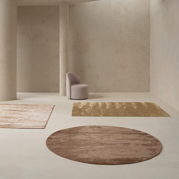 Στρογγυλό χαλί, Lucens, Ροζ τριανταφυλλί Linie Design