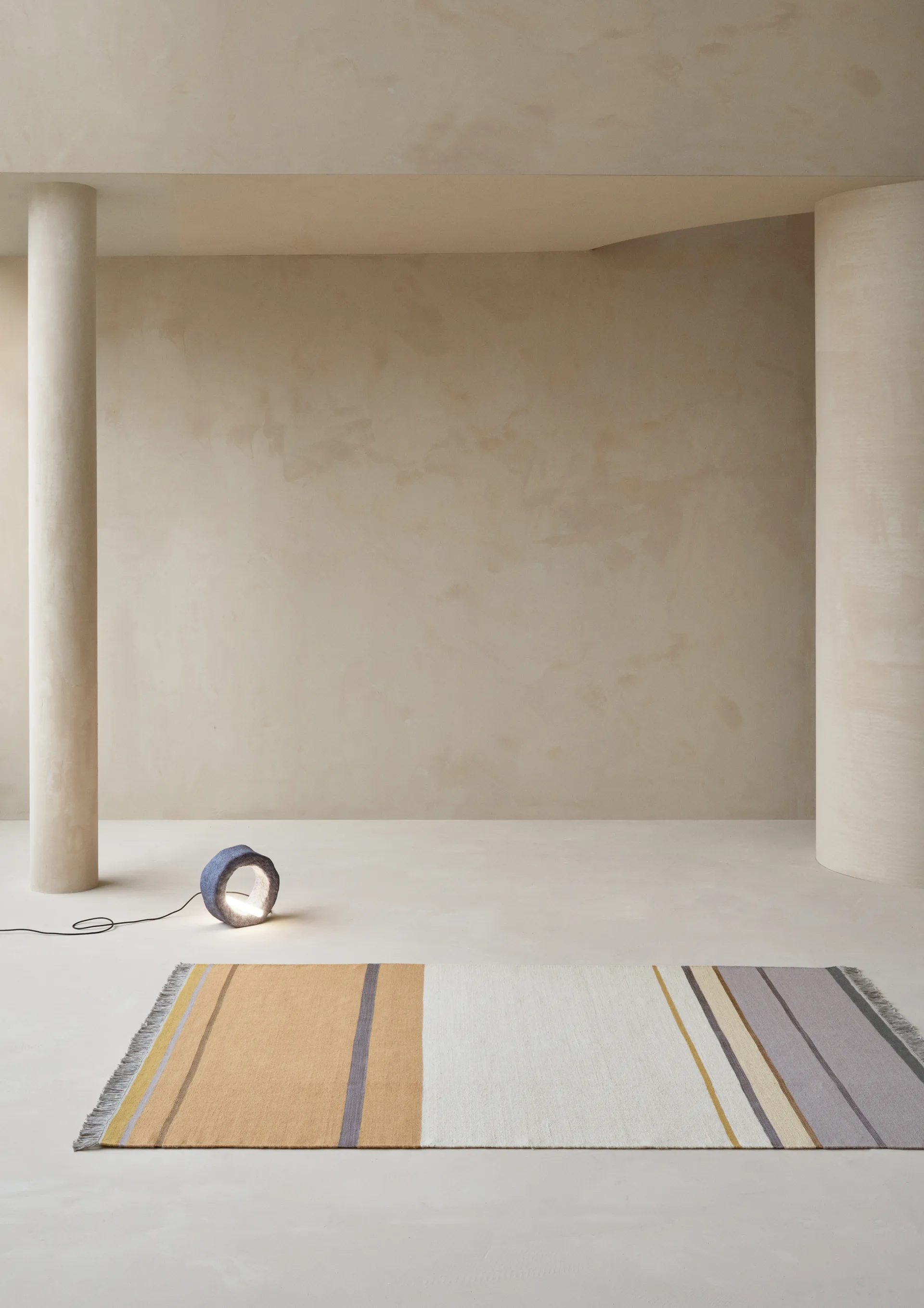 Χαλί, Metallum, 200x300 εκ, Μουσταρδί Linie Design