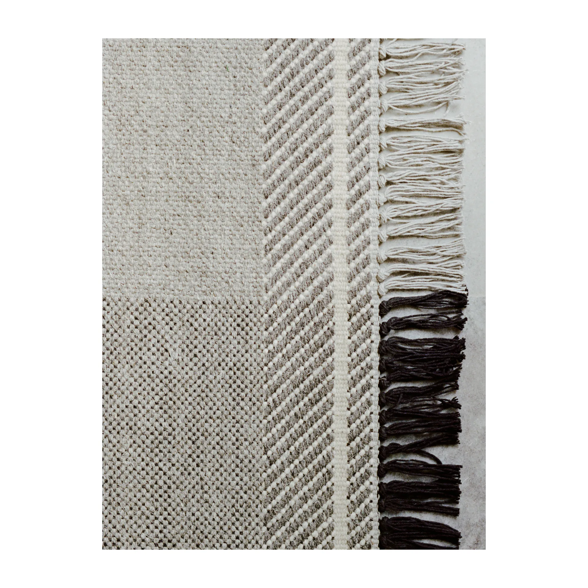 Mindful Soul μάλλινο χαλί 250x350 cm, Πέτρα-μπεζ Linie Design
