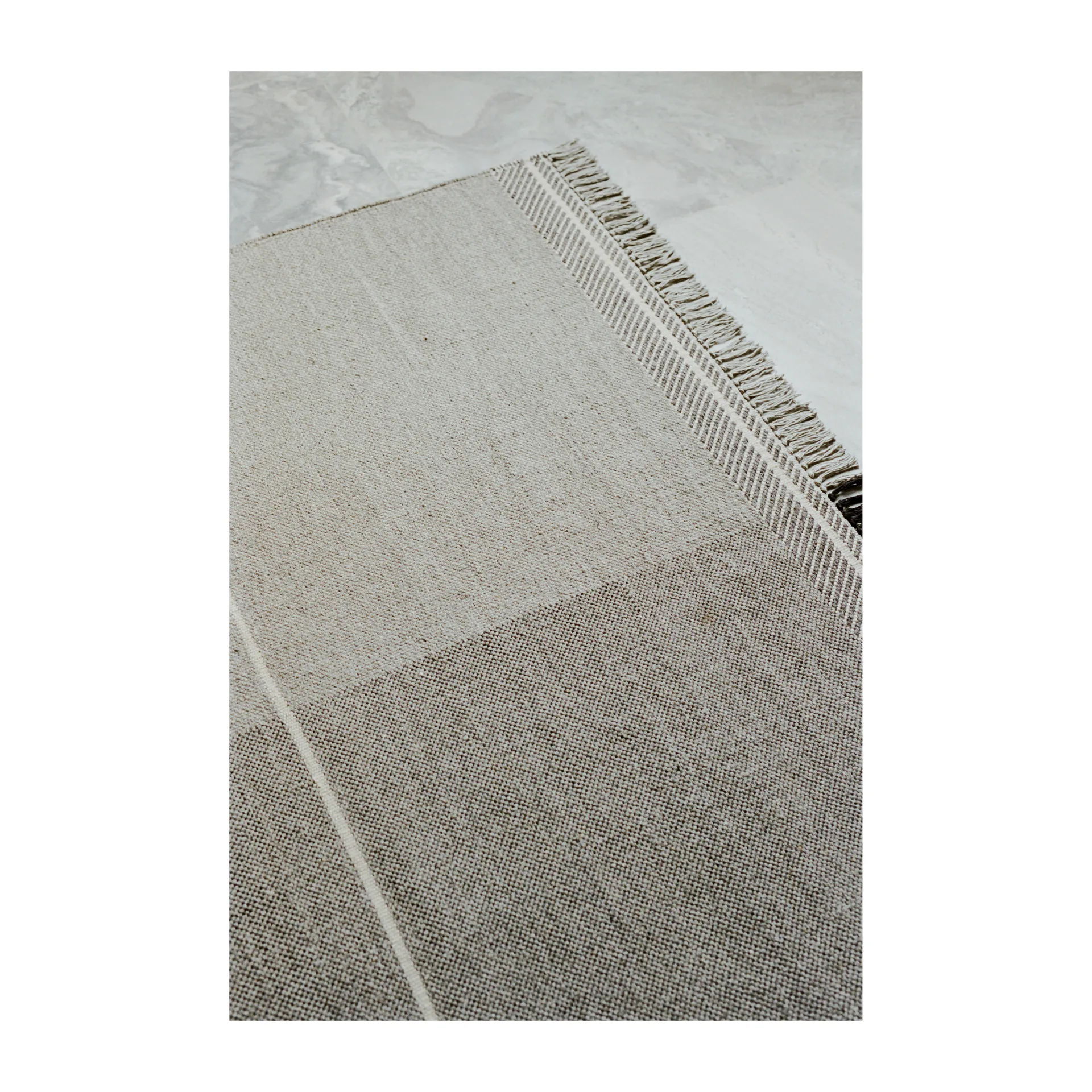 Mindful Soul μάλλινο χαλί 250x350 cm, Πέτρα-μπεζ Linie Design