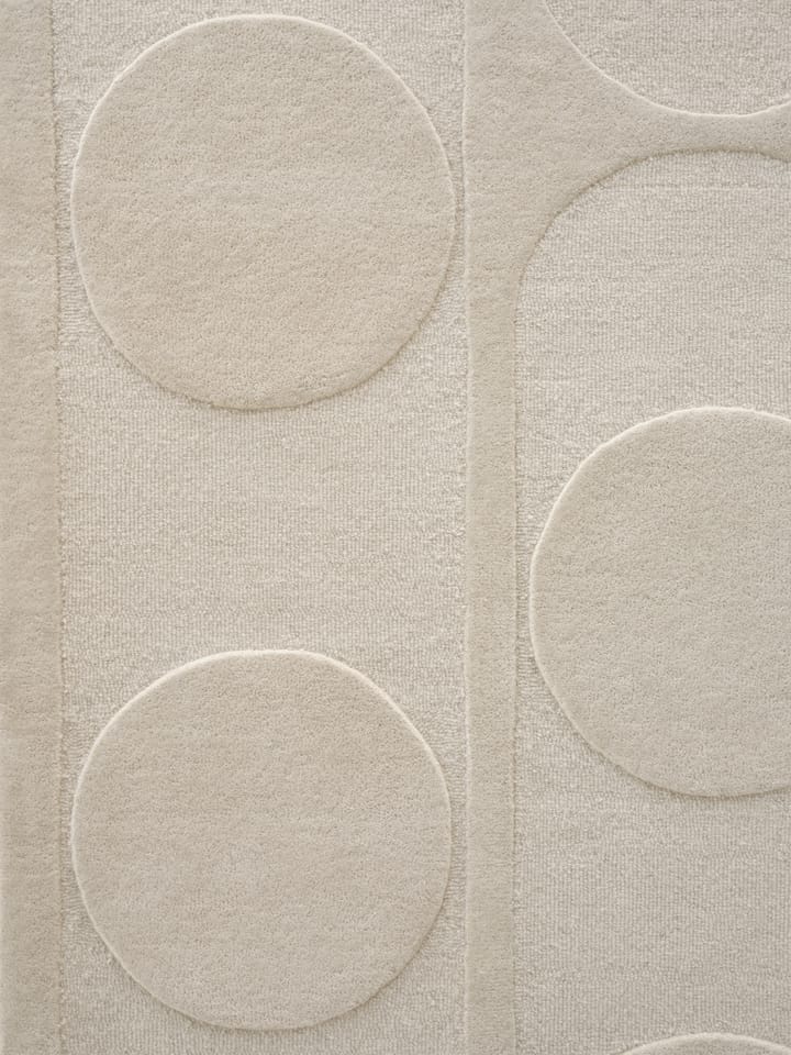 Μάλλινο χαλί, Orb Alliance - Λευκό. 140x200 εκ - Linie Design