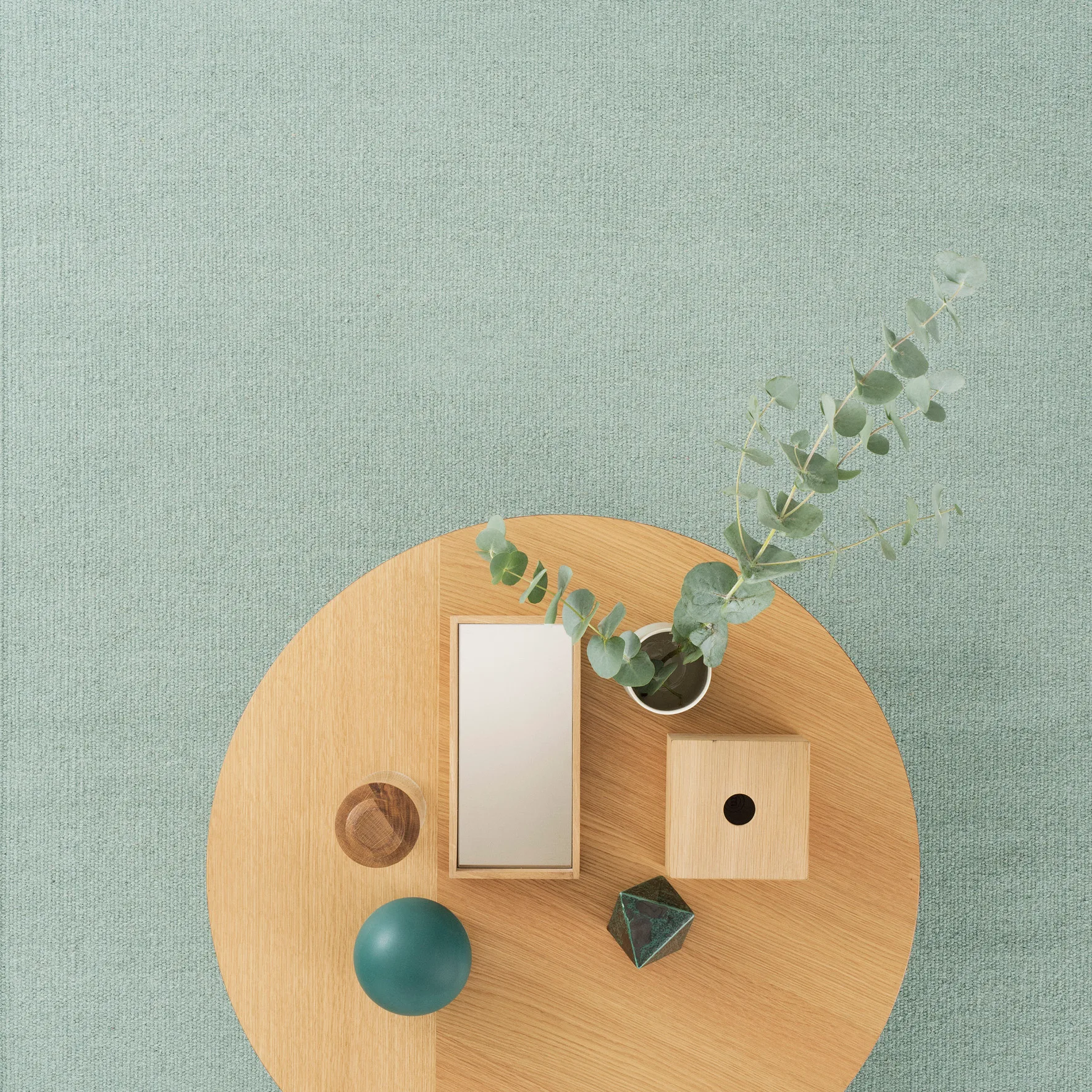 Rainbow μάλλινο χαλί 140x200 cm, Φυστικί Linie Design
