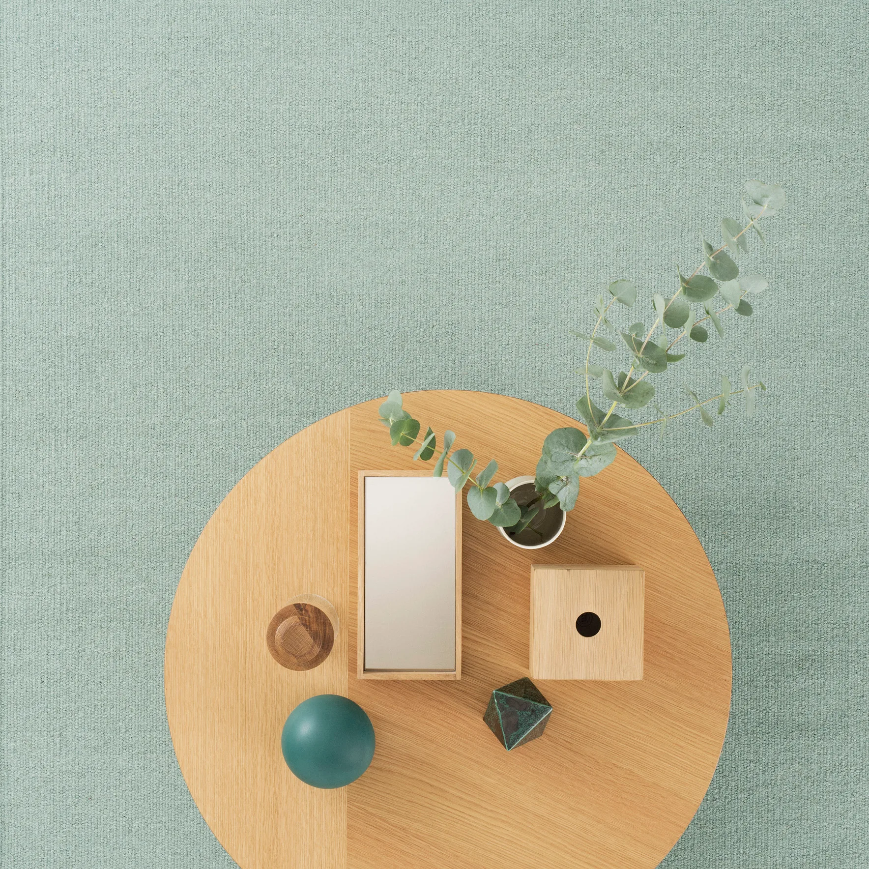 Rainbow μάλλινο χαλί 200x300 cm, Φυστικί Linie Design