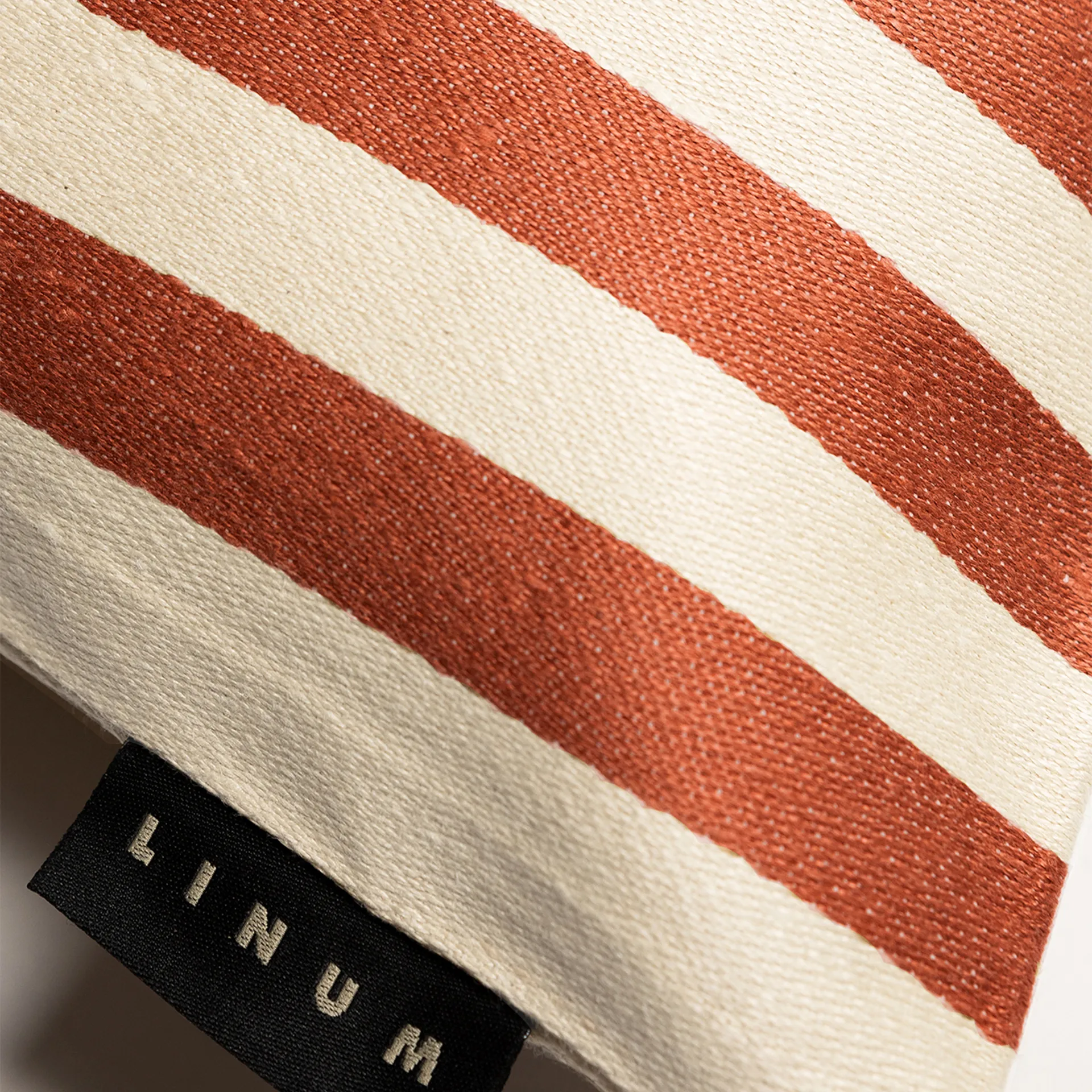 Μαξιλαροθήκη Amalfi 35x50 cm, Πορτοκαλί Σκούρο Linum